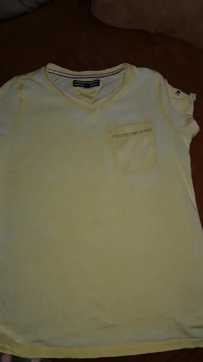 T-shirt jaune Tommy Hilfiger