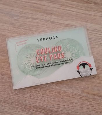 Sephora cooling eye pads- 2 disques rafraîchissants pour les yeux
