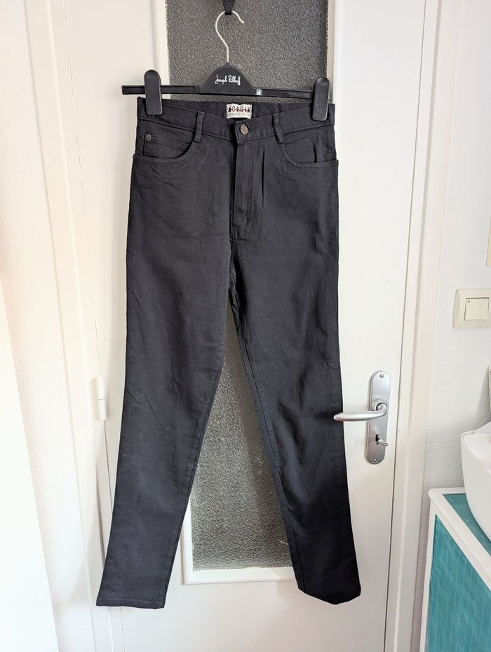 Jean noir morgan vintage taille 36