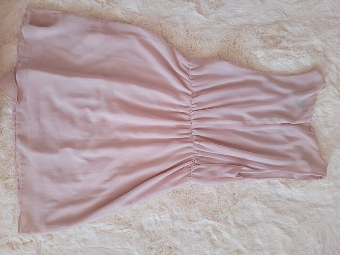 Robe vieux rose voile 36 h & m - photo numéro 3