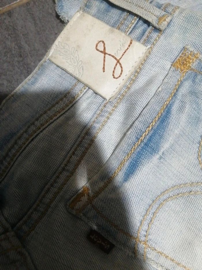 jeans skinny Levi's bleu clair taille 38 - photo numéro 3