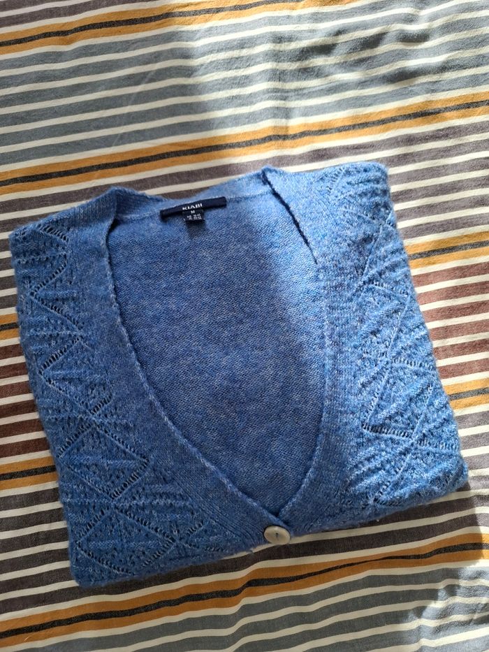 Gilet bleu kiabi