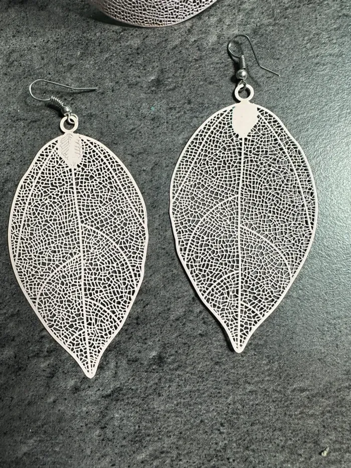 Bracelet + Boucles d’oreilles feuilles – Kiabi - photo numéro 2