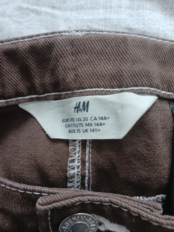 Jupe marron 14 / 15 ans H&M - photo numéro 3