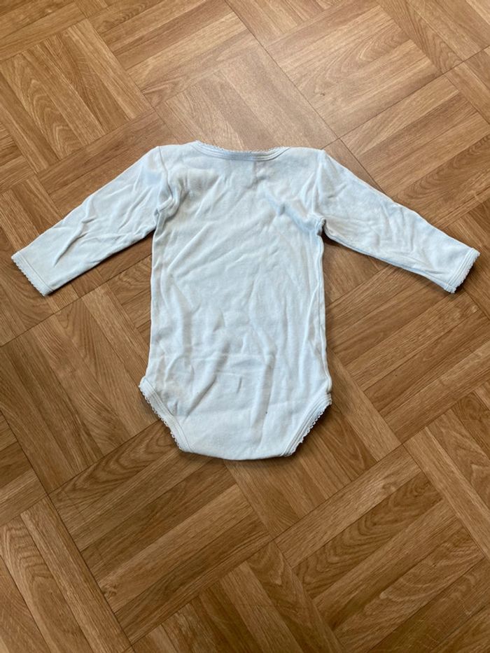Body manches longues taille 6 mois Petit Bateau - photo numéro 3