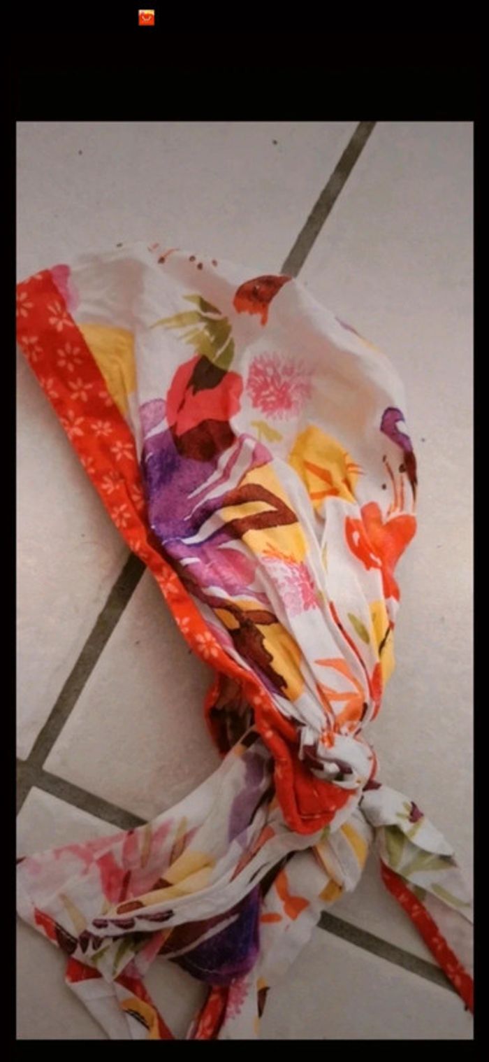 Tunique blouse catimini fichu bandana - photo numéro 3