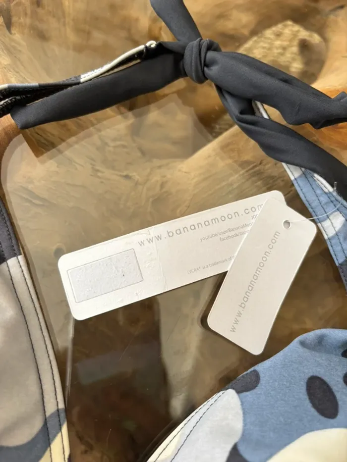 Haut de maillot de bain tankini Banana Moon tâches bleues - photo numéro 6