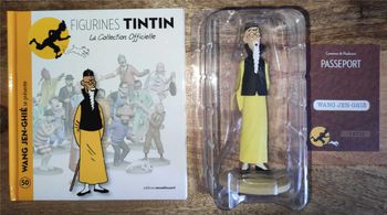 Wang Jen-Ghié se présente Figurine Tintin + Livret