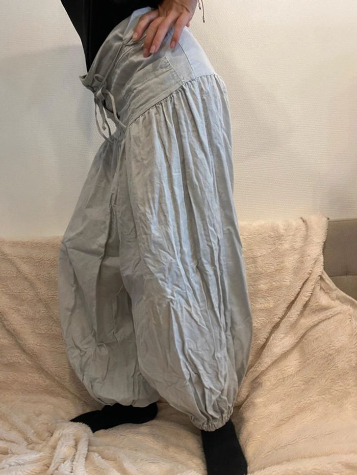 Pantalon gris sarouel - photo numéro 3