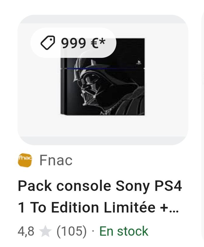 PS4 édition limitée dark Vador - photo numéro 7