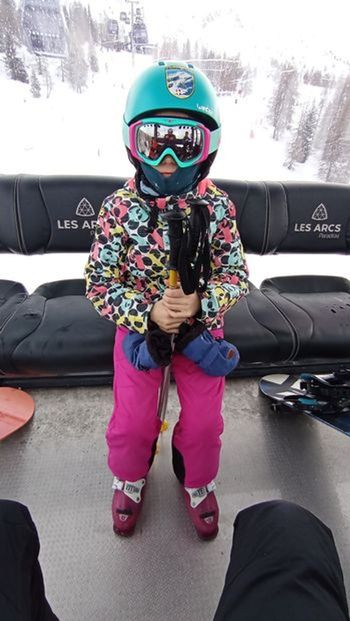 Ensemble ski 8 ans manteau roxy et pantalon  Utopik 