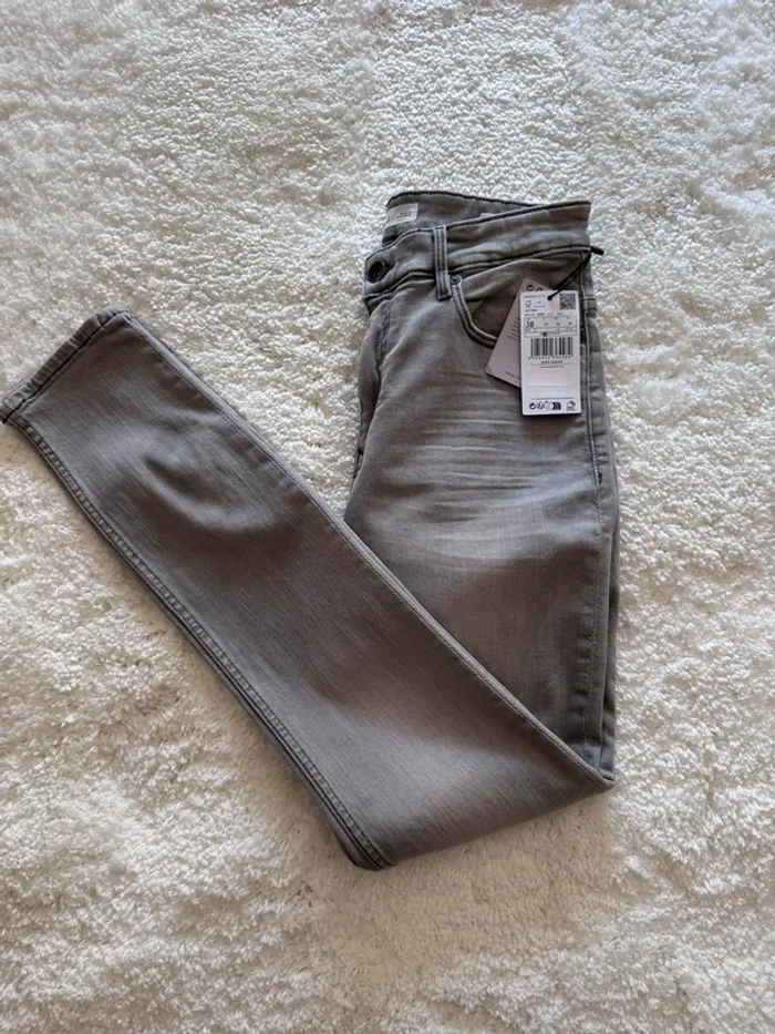 Mango – Jean Jude gris Skinny Fit - Taille 38 EU / UK 10 – Denim stretch - Homme