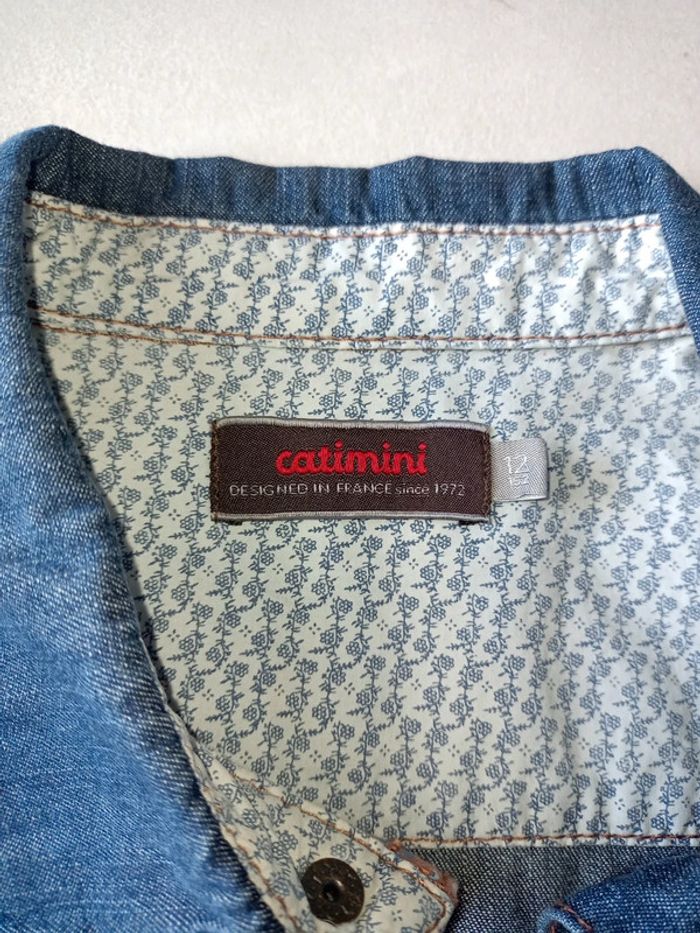 Chemise en jean catimini 12 ans - photo numéro 3