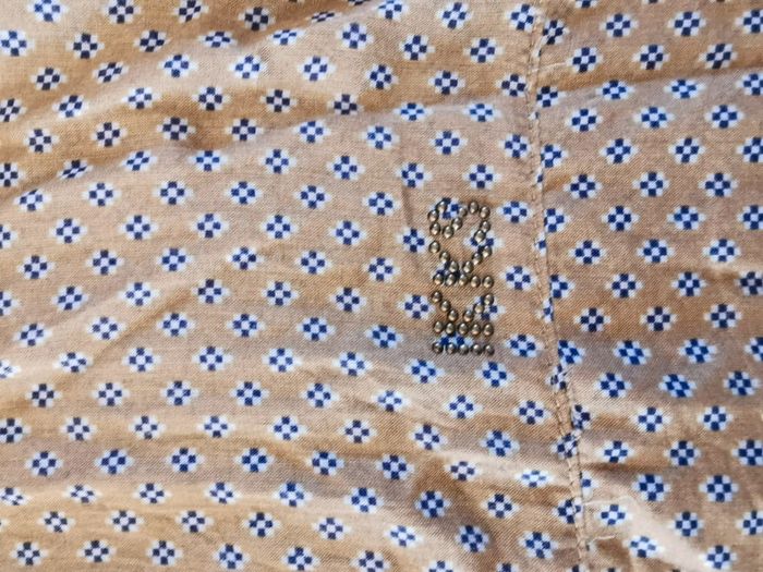Blouse marron clair à motifs sans manches 10 ans IKKS - photo numéro 7