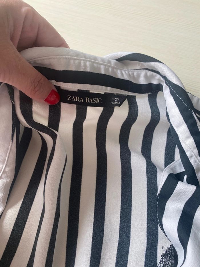 Haut chemise avec débardeur intégrer Zara - photo numéro 3