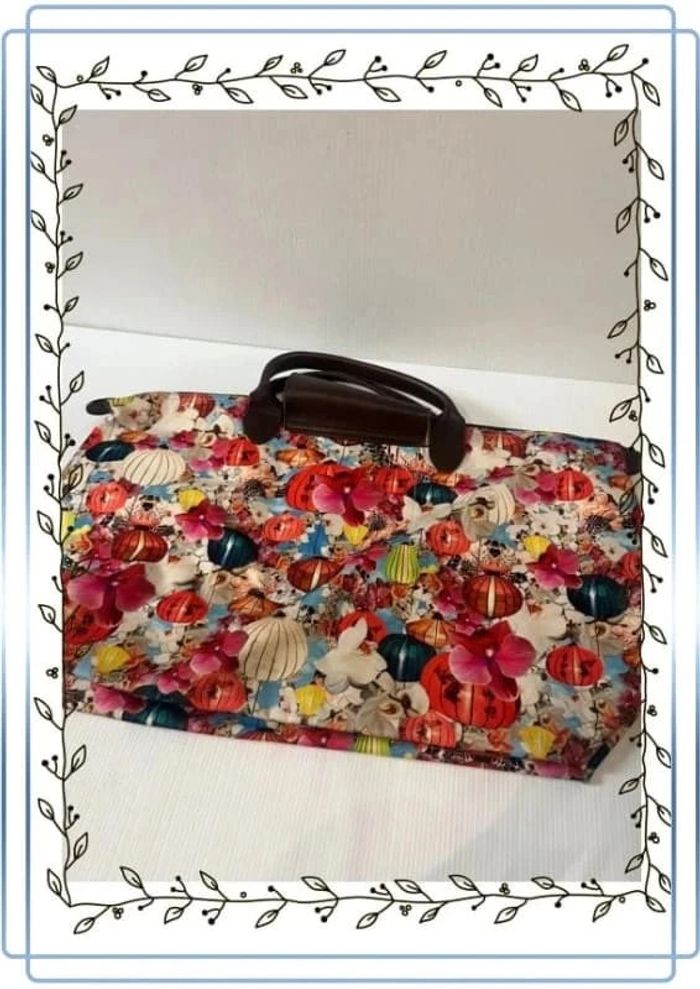 Sac à main multicolore Mary Katrantzou for longchamp - photo numéro 4
