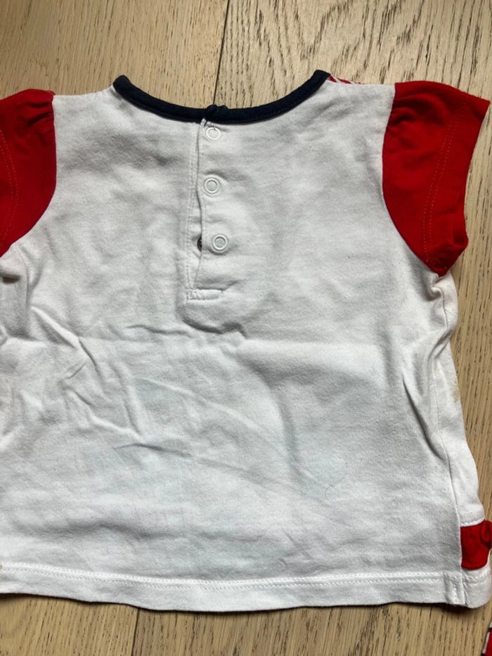 Lot de deux tee-shirts MC Minnie taille 6mois - photo numéro 6