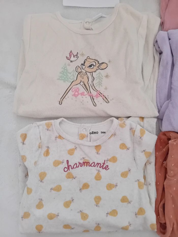 Lot de 6 grenouillères taille 36 mois - photo numéro 5