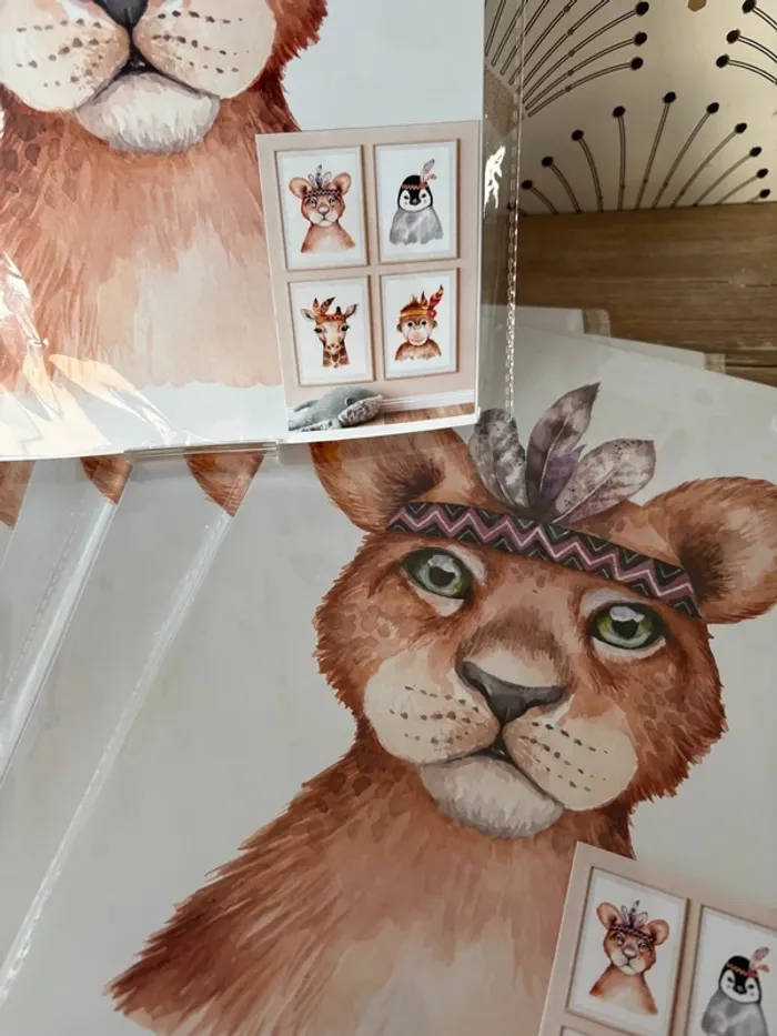 Affiches “Petits aventuriers” pour chambre enfant - photo numéro 2