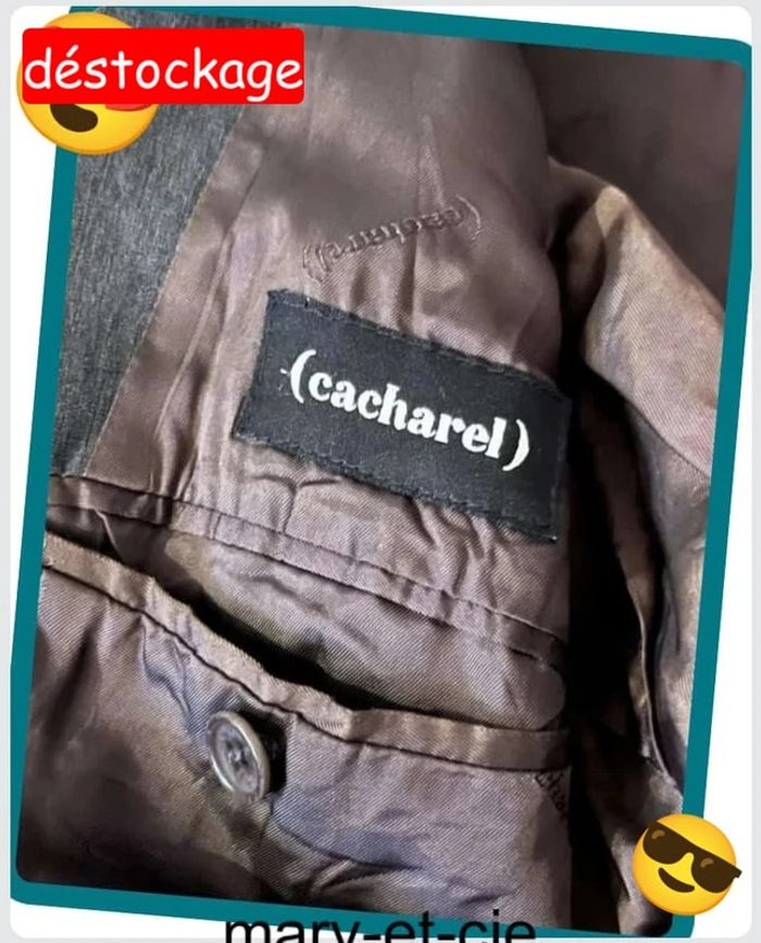 Blazer, veste de costume Cacharel, taille 54/46 - photo numéro 5