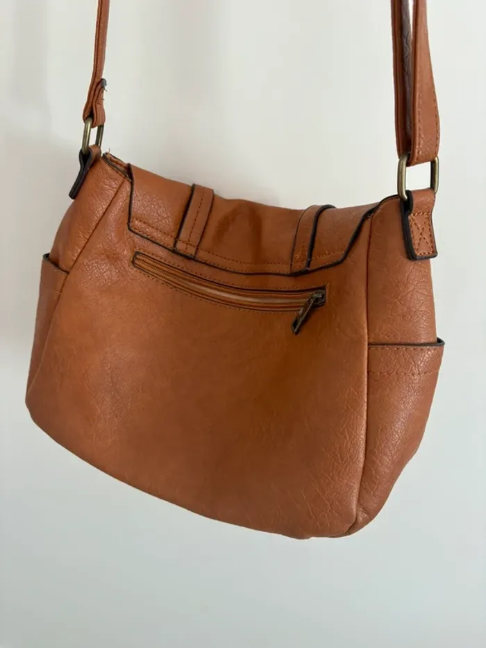 Sac bandoulière marron - photo numéro 5