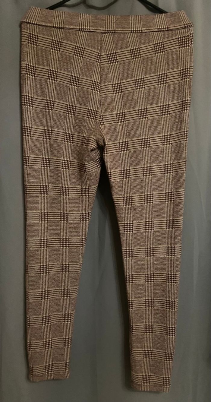 Pantalon/legging »Mim »bordeaux et blanc - photo numéro 3