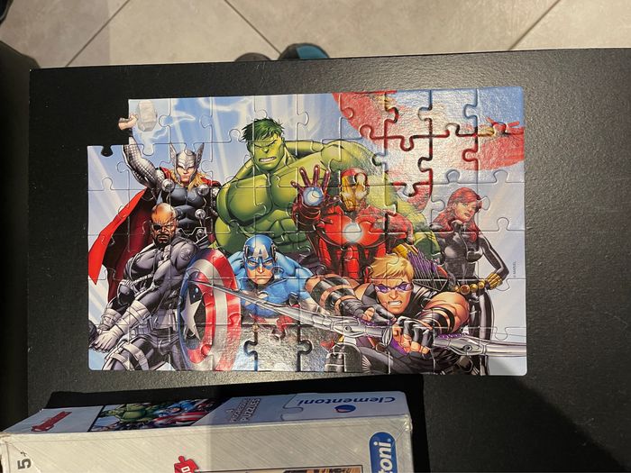4 puzzle progressif Marvel - photo numéro 8