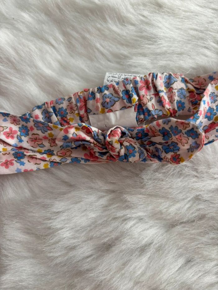 Bandeau 24 mois coton Kiabi liberty fleurie - photo numéro 2