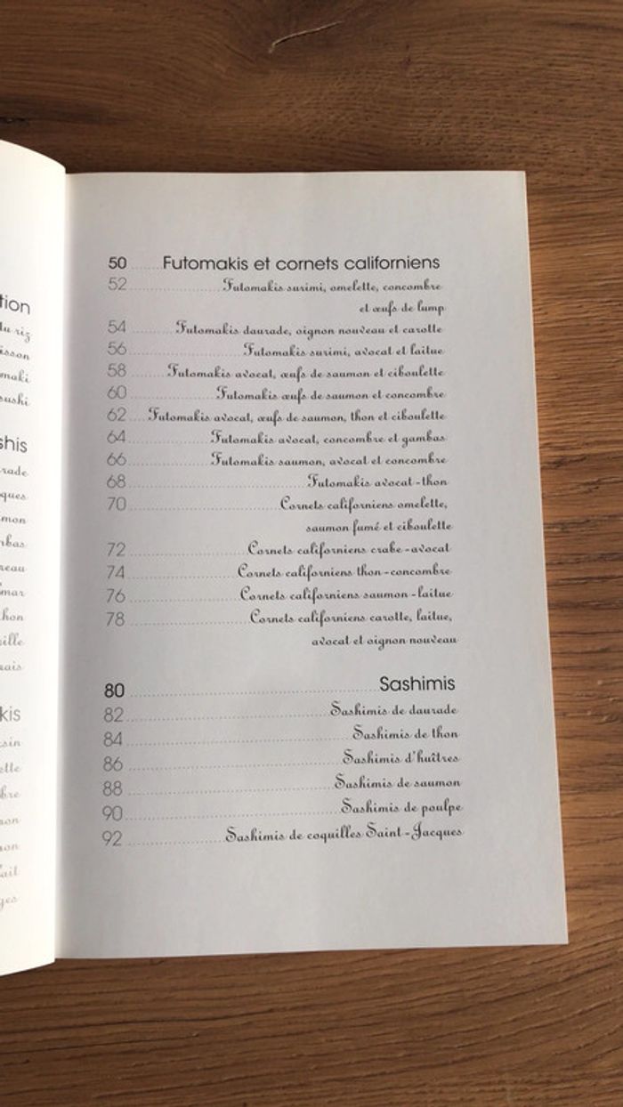 Livre Hachette - sushi - photo numéro 3