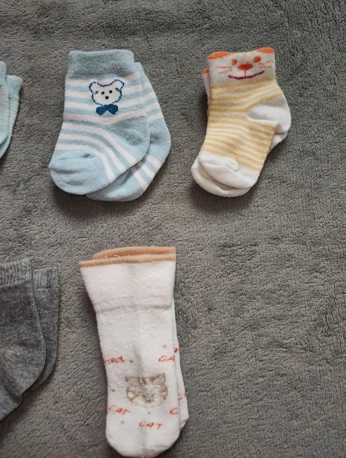 Lot de 7 paires de chaussettes 6/12 mois - photo numéro 3