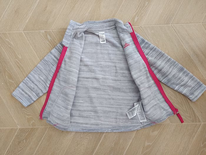 Gilet zippé polaire gris Quechua 5 ans - photo numéro 3