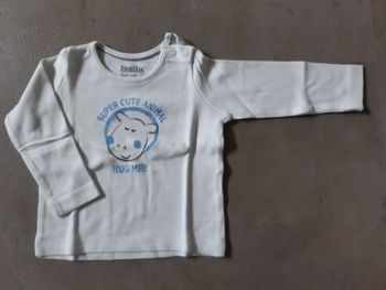 T-shirt manches longues 6 mois