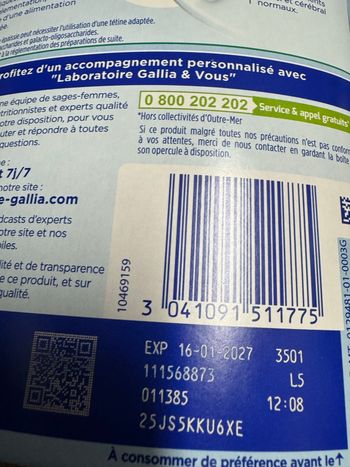 Galliagest 2 eme age 800g 