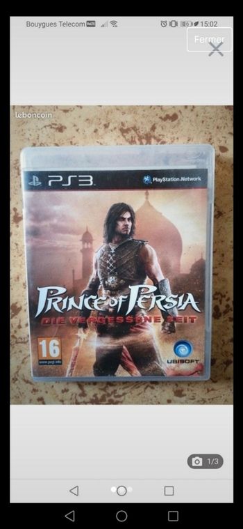 Jeux ps3 prince of persia