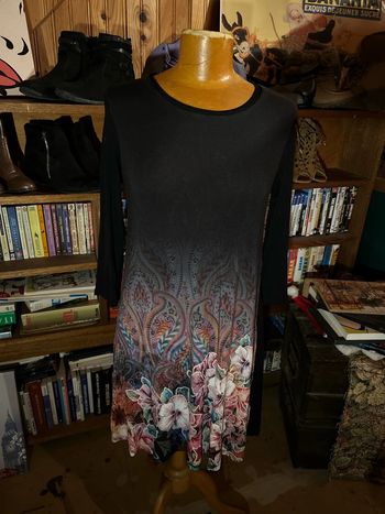 Robe desigual L motifs fleurs