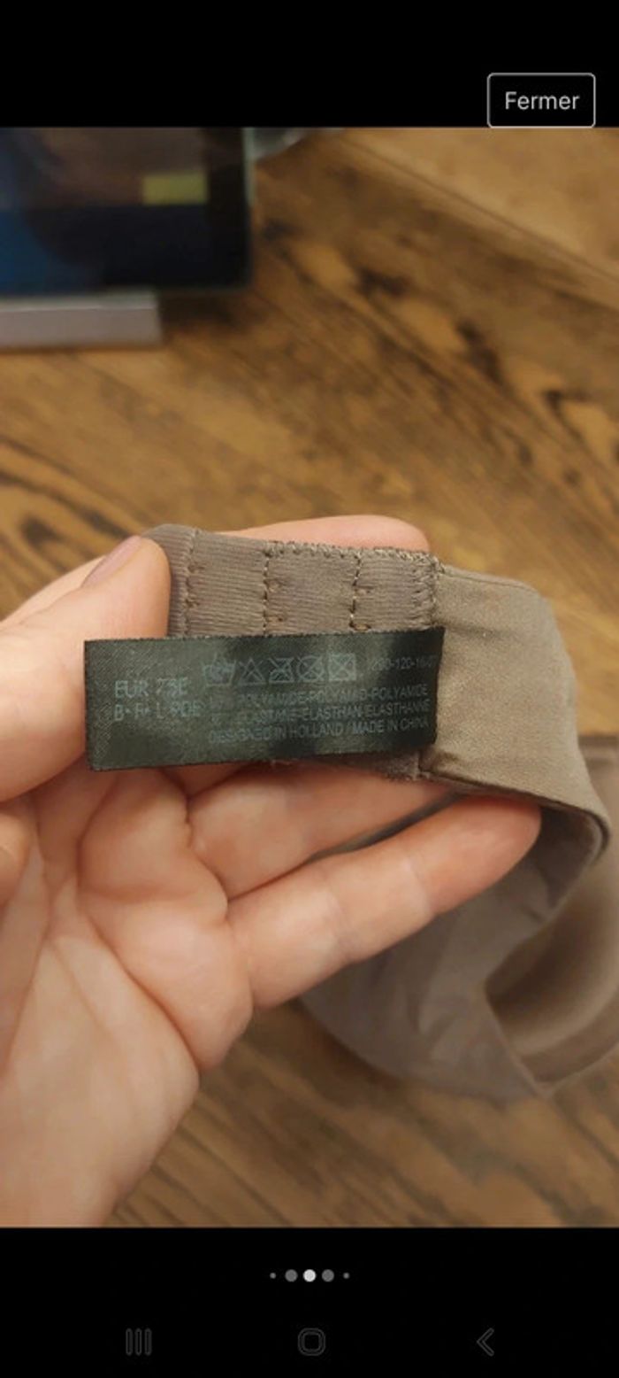 Soutien gorge marron doré Sapph fr 90E - photo numéro 12