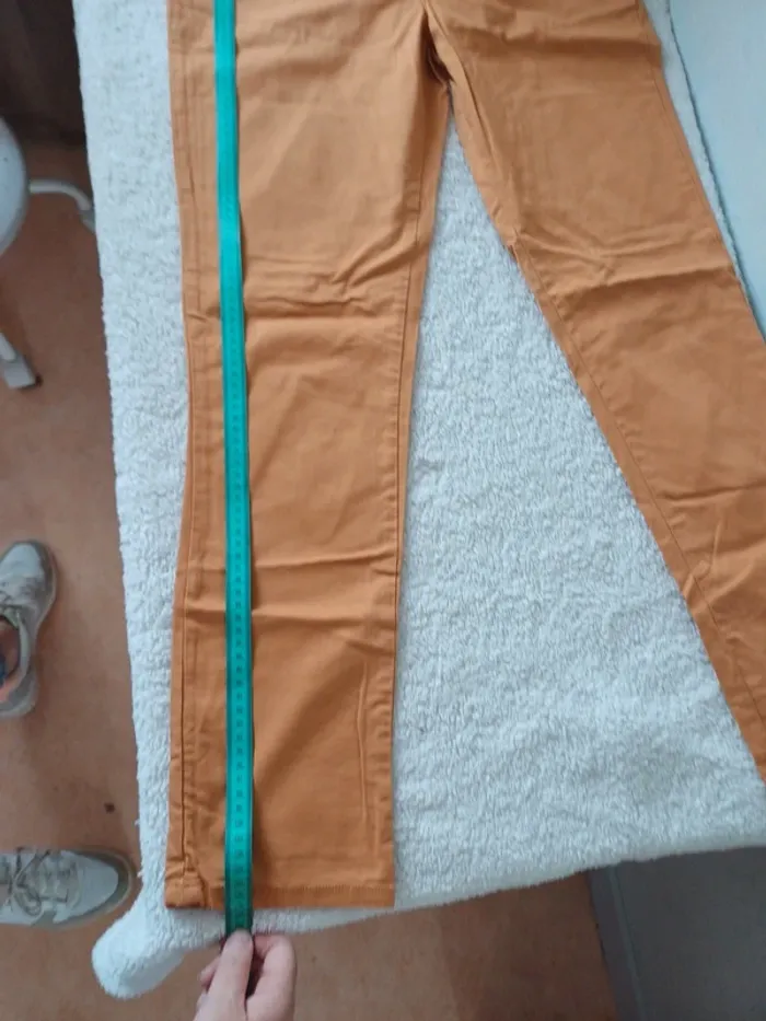 Pantalon chino moutarde - photo numéro 2