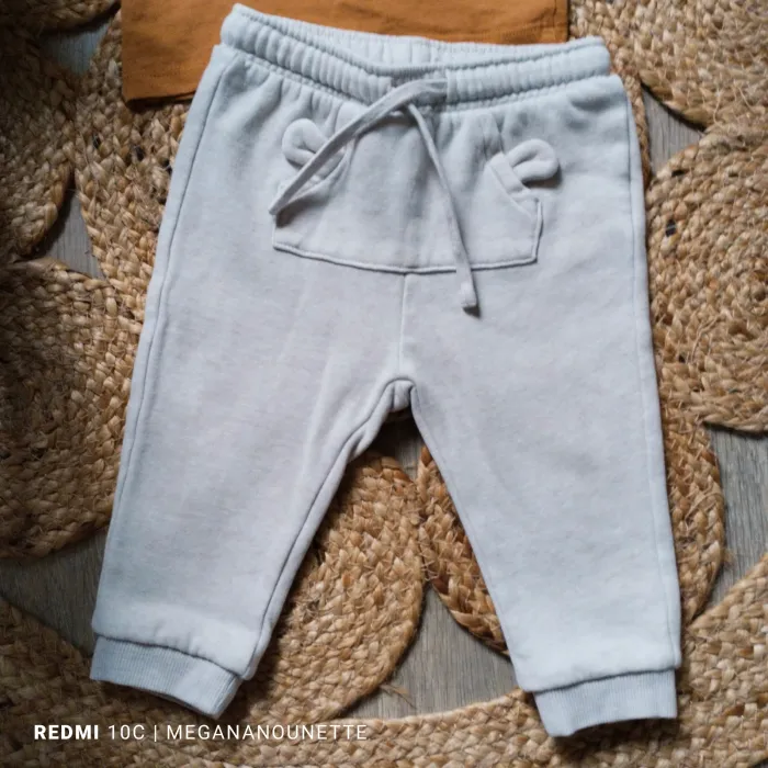 🧡 Ensemble Bébé 9-12 Mois – Jogging & T-shirt Renard 🐾 Kiabi & In Extenso – Très Bon État - photo numéro 4