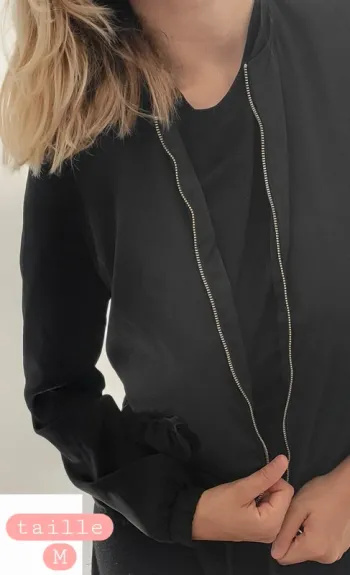 Bomber noir taille M