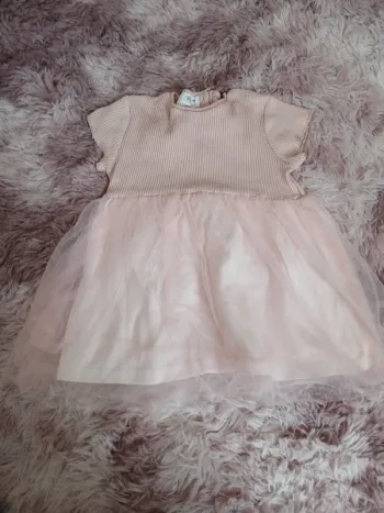 Robe bébé zara coton côtelé