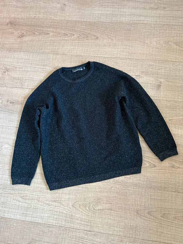 Pull court noir pailleté Cassia taille 38 jamais porté (taille petit) - photo numéro 11