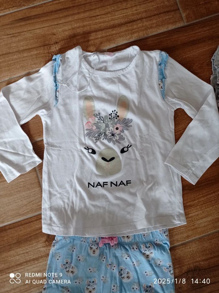 Lot 2 pyjamas fins liberty Naf Naf 4 ans - photo numéro 4