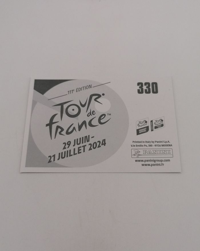 Panini sticker Tour de France 2024 n° 330. - photo numéro 3