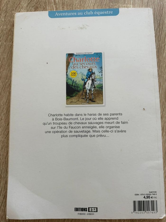 Bande Dessinée Charlotte au secours des chevaux - photo numéro 3