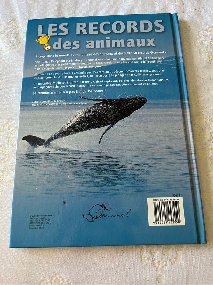 Livre. Les records des animaux neuf - photo numéro 2