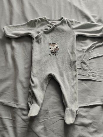 Pyjama velours taille 3 mois
