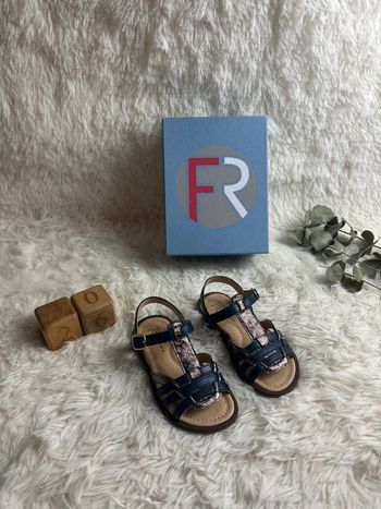 Paire de sandales bleu franco Romagnoli taille 26