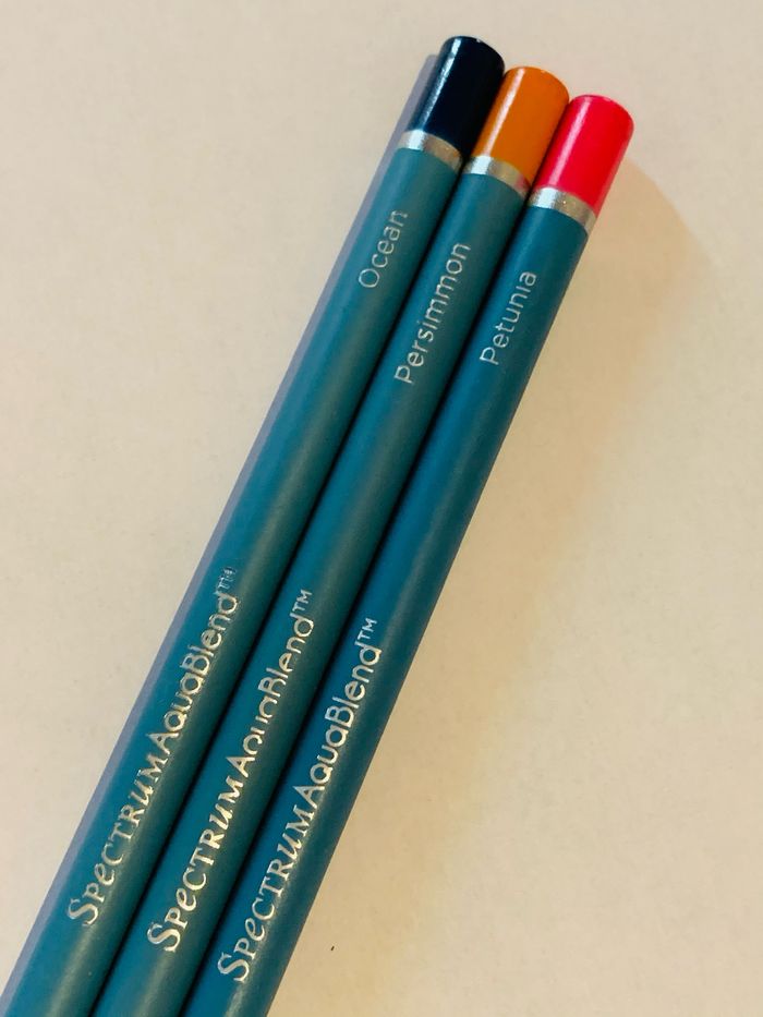 Lot 3 crayons Aquablend Spectrum Noir - photo numéro 3