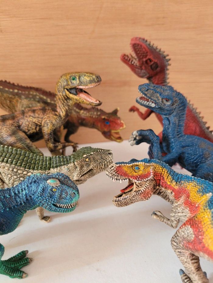 Lot de 7 figurines dinosaures Schleich - photo numéro 2