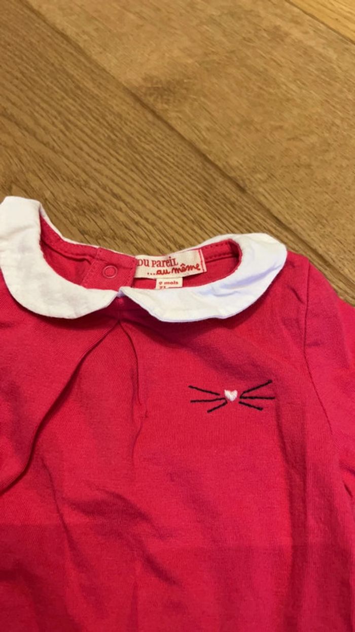 T shirt du pareil au meme 9 mois parfait etat - photo numéro 2